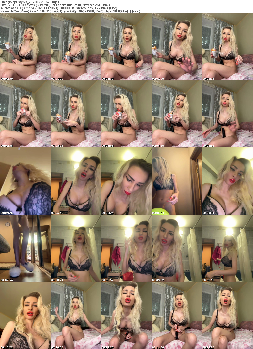 Preview thumb from goldpussy69 on 2023-02-24 @ bongacams