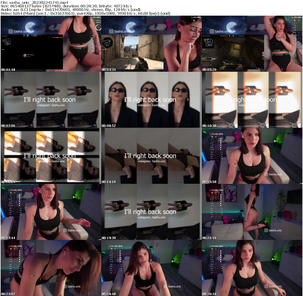 Preview thumb from sasha_unic on 2023-02-24 @ bongacams