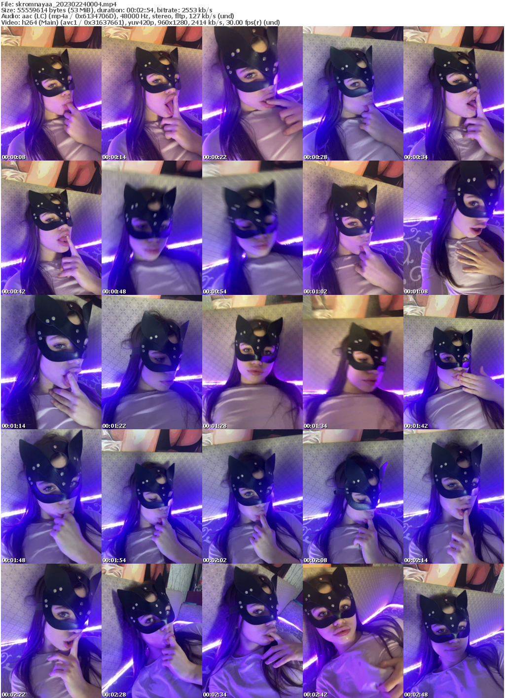 Preview thumb from skromnayaa on 2023-02-24 @ bongacams