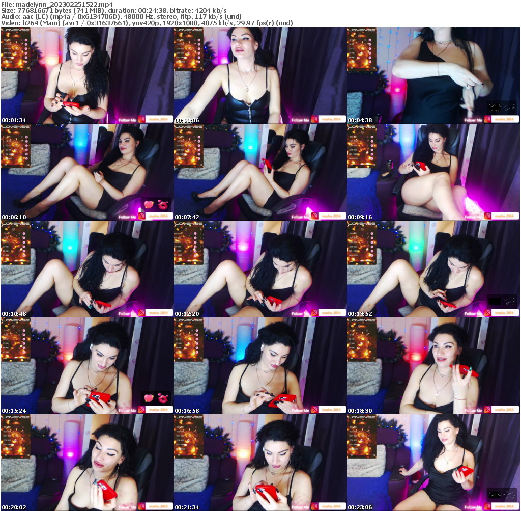 Preview thumb from madelynn on 2023-02-25 @ bongacams