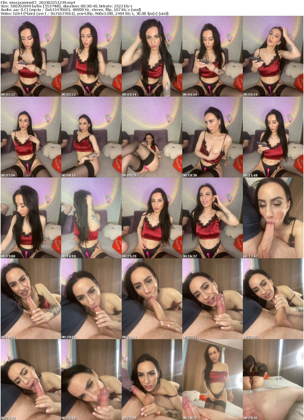 Preview thumb from missjasmine07 on 2023-02-25 @ bongacams