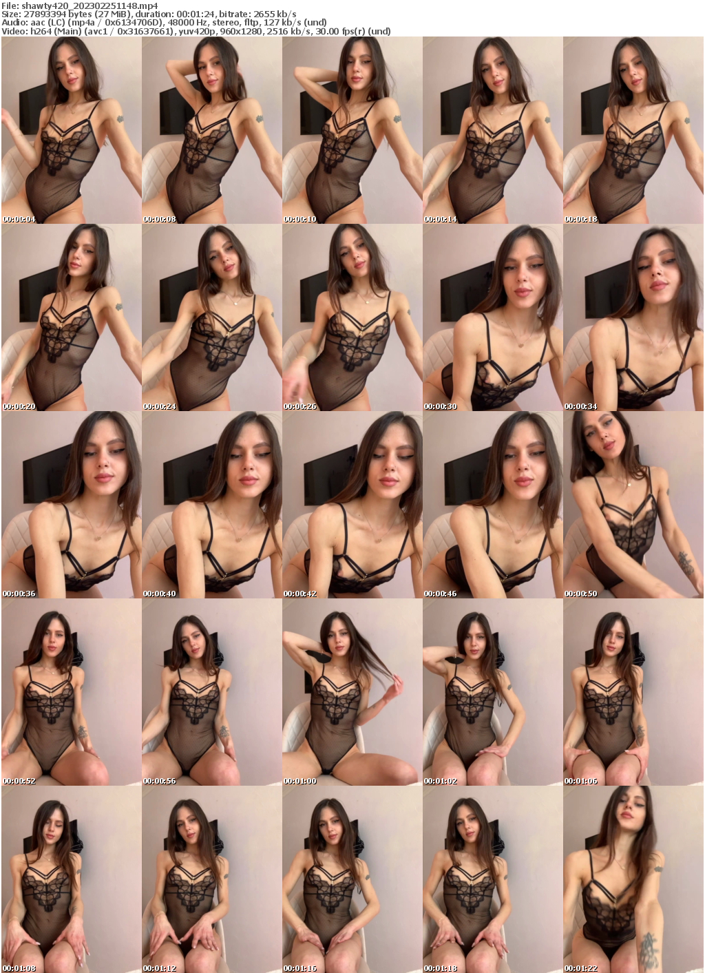 Preview thumb from shawty420 on 2023-02-25 @ bongacams