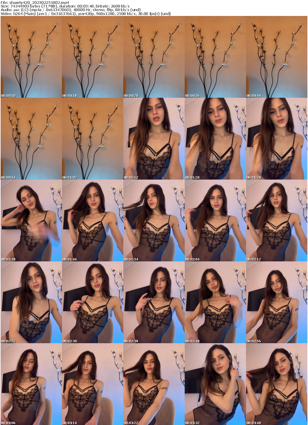 Preview thumb from shawty420 on 2023-02-25 @ bongacams