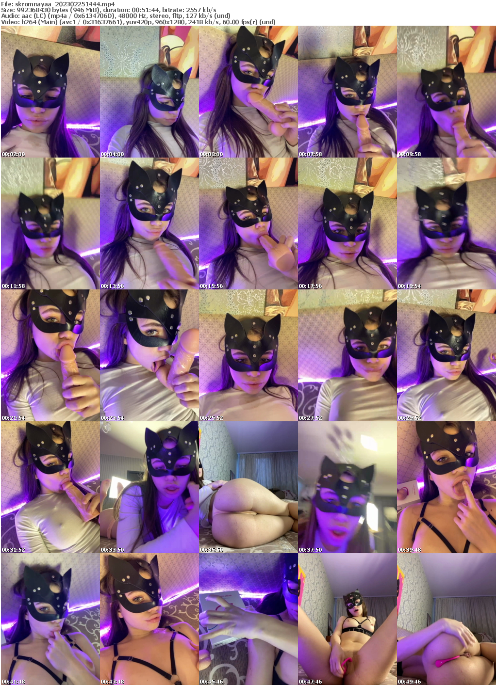 Preview thumb from skromnayaa on 2023-02-25 @ bongacams