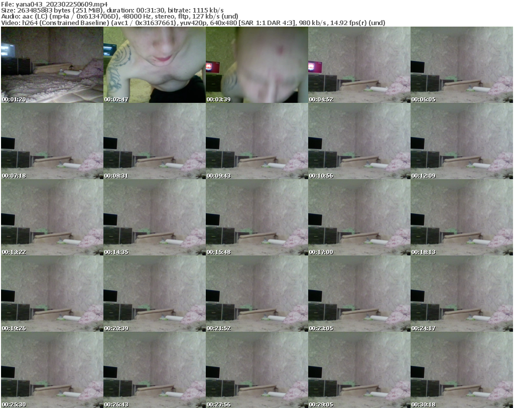 Preview thumb from yana043 on 2023-02-25 @ bongacams