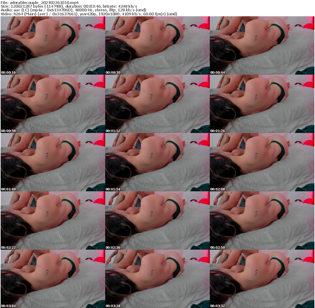 Preview thumb from adorablecouple on 2023-02-26 @ bongacams