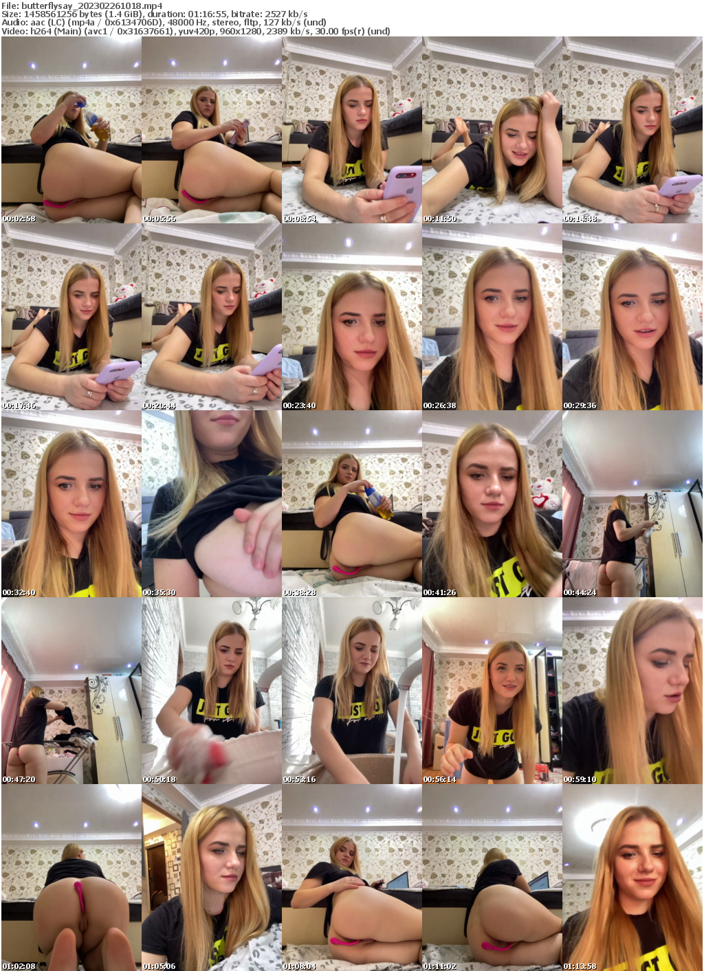 Preview thumb from butterflysay on 2023-02-26 @ bongacams