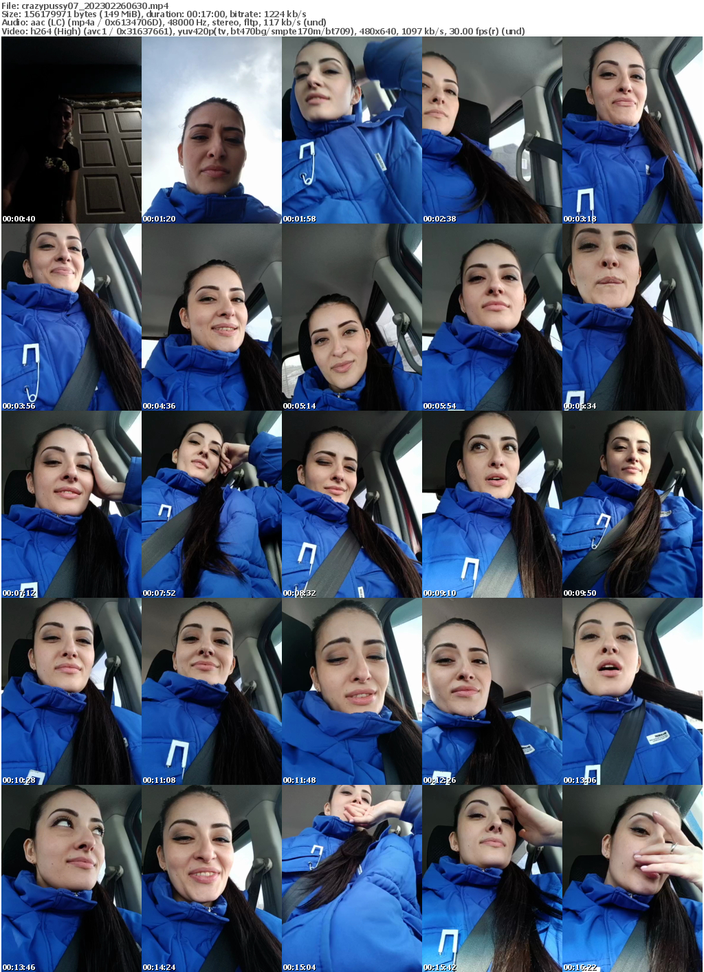 Preview thumb from crazypussy07 on 2023-02-26 @ bongacams