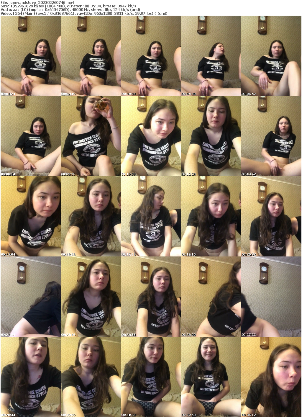Preview thumb from jennyandsteve on 2023-02-26 @ bongacams