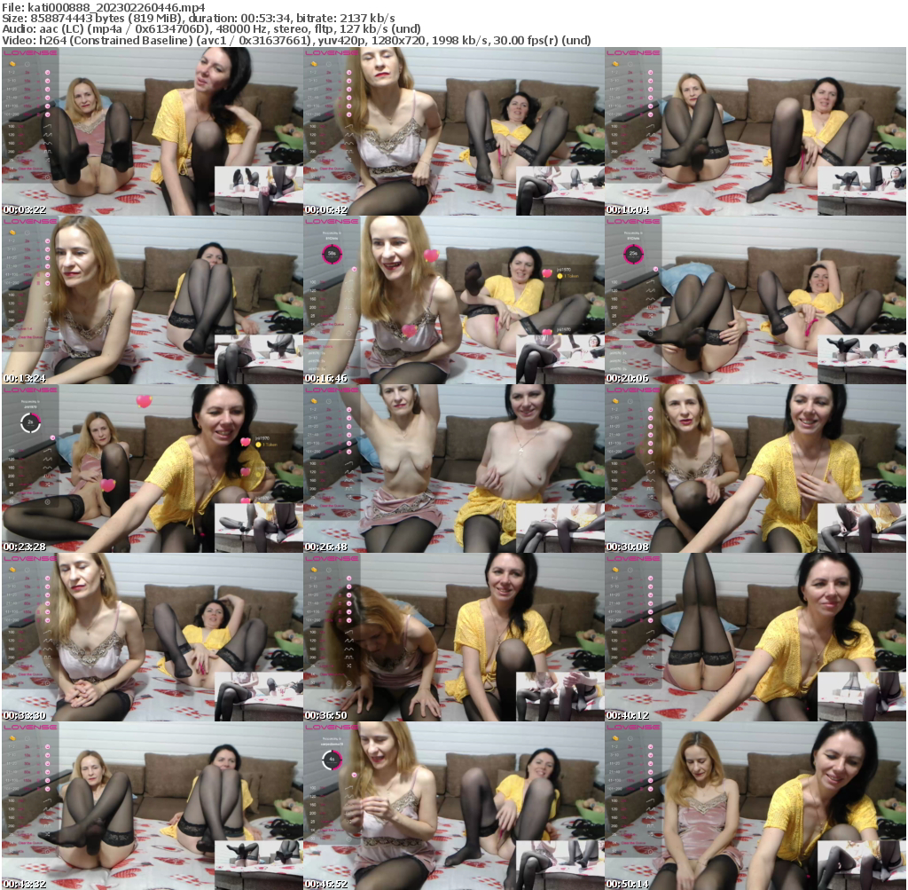 Preview thumb from kati000888 on 2023-02-26 @ bongacams