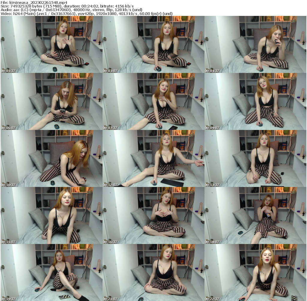 Preview thumb from kirsineasa on 2023-02-26 @ bongacams