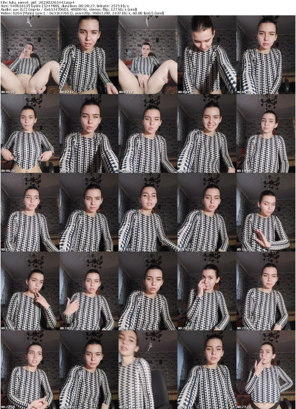 Preview thumb from lulu_sweet_girl on 2023-02-26 @ bongacams