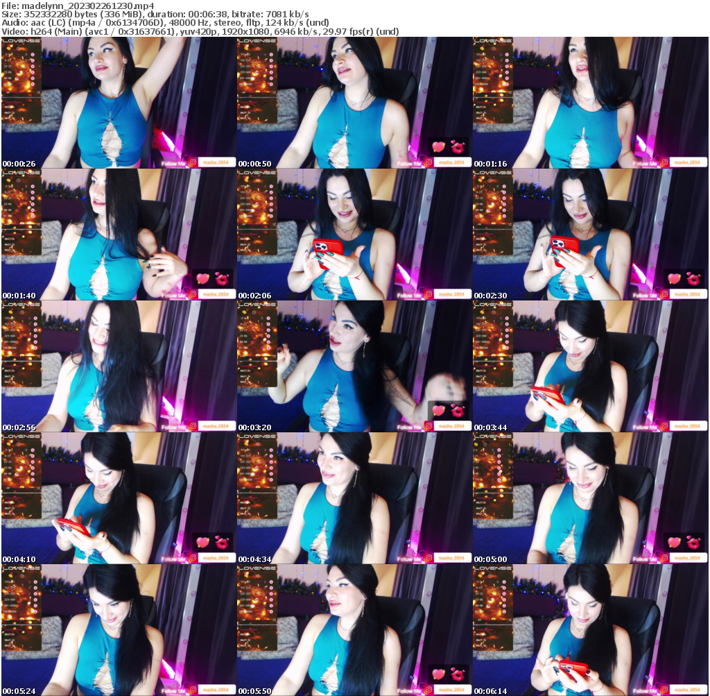 Preview thumb from madelynn on 2023-02-26 @ bongacams