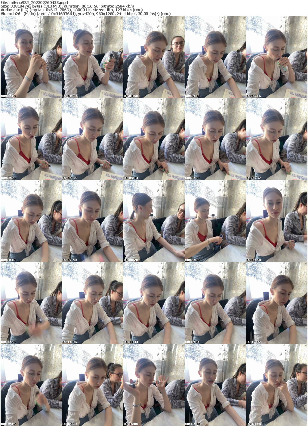 Preview thumb from milena935 on 2023-02-26 @ bongacams