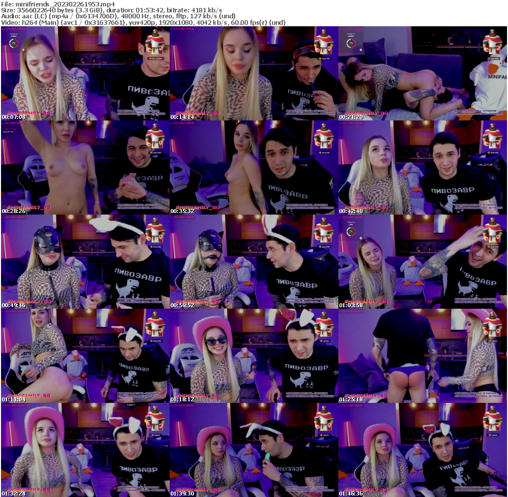 Preview thumb from minifriends on 2023-02-26 @ bongacams