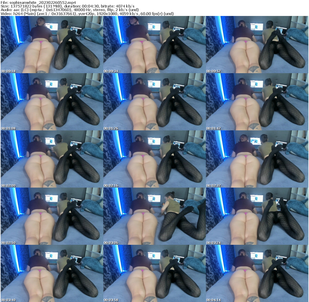 Preview thumb from sophieanwhite on 2023-02-26 @ bongacams