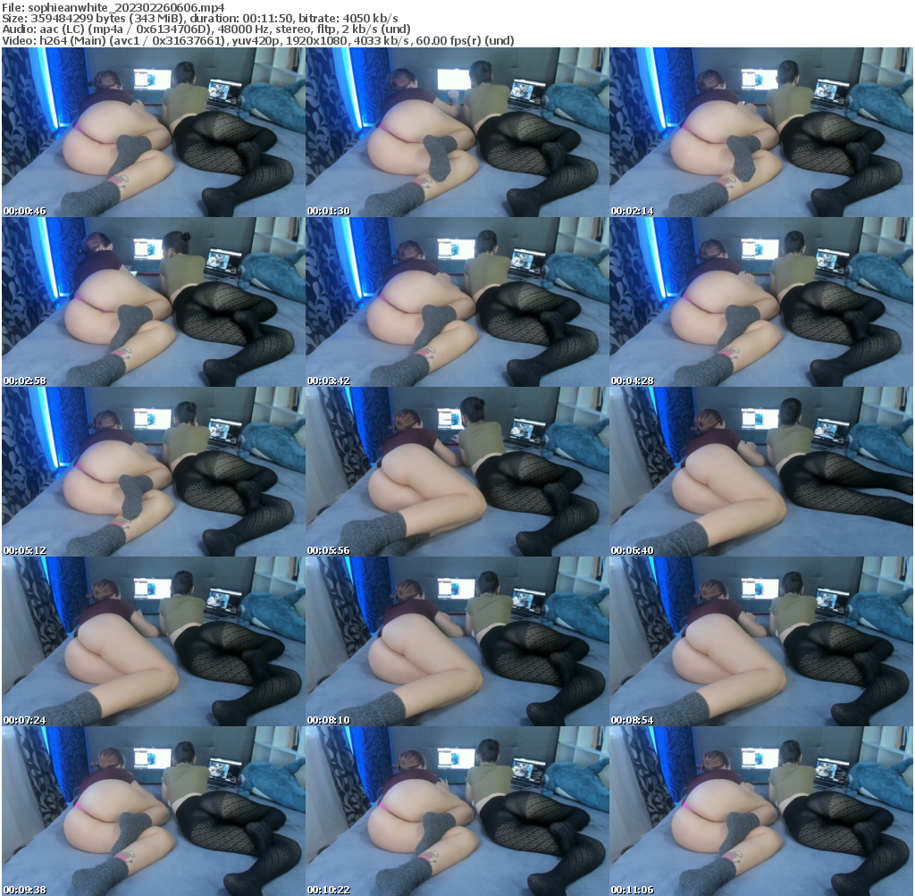 Preview thumb from sophieanwhite on 2023-02-26 @ bongacams