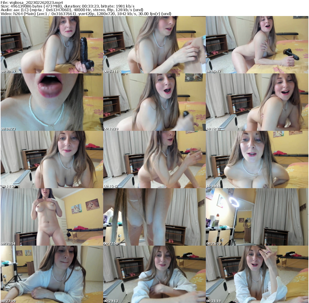 Preview thumb from vigliosa on 2023-02-26 @ bongacams