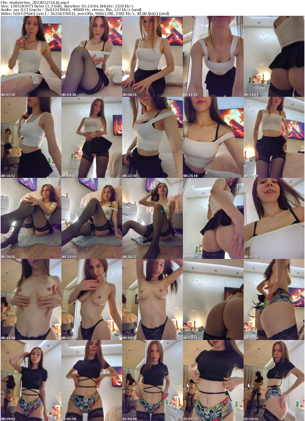 Preview thumb from emilyev4ns on 2023-02-27 @ bongacams