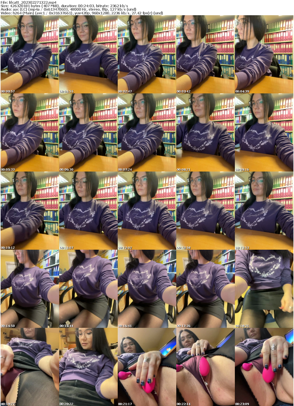 Preview thumb from lilcatt on 2023-02-27 @ bongacams