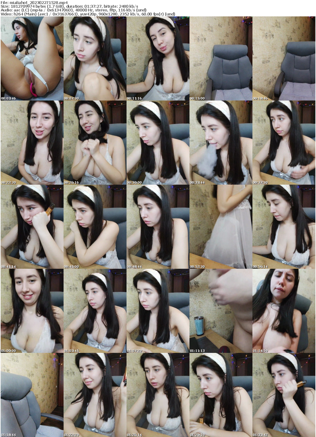 Preview thumb from mialiahot on 2023-02-27 @ bongacams