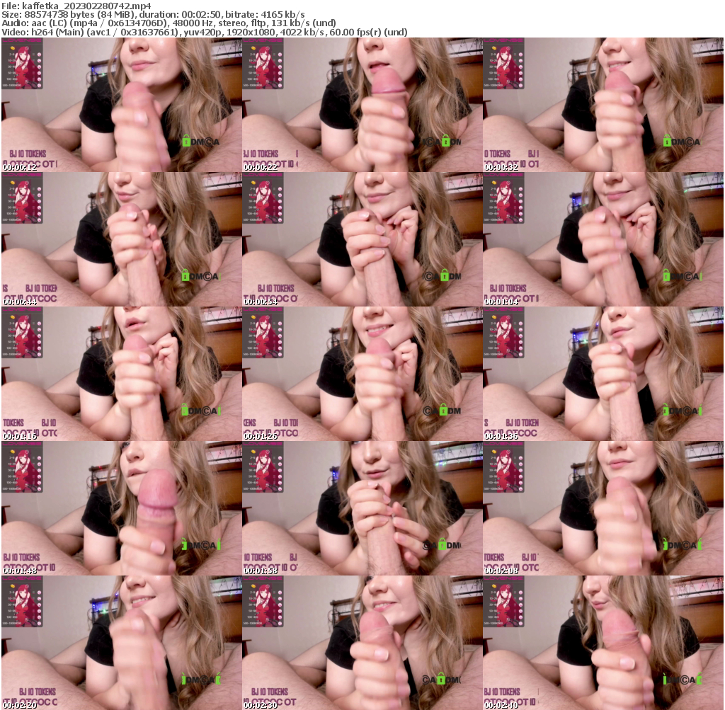 Preview thumb from kaffetka on 2023-02-28 @ bongacams