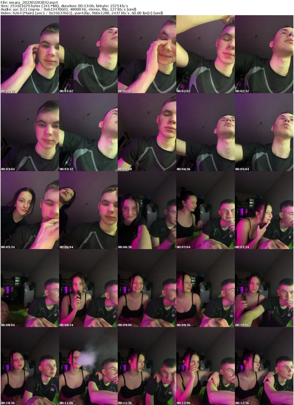 Preview thumb from meara on 2023-02-28 @ bongacams