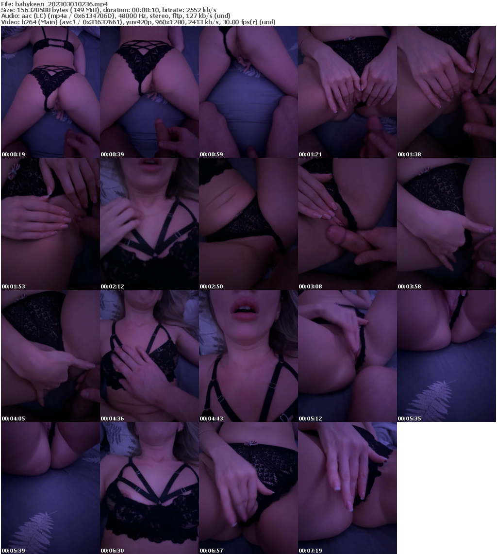 Preview thumb from babykeen on 2023-03-01 @ bongacams