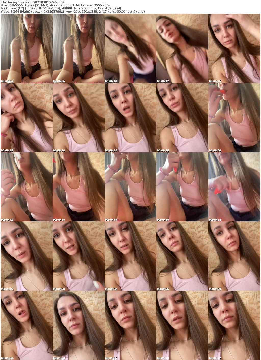 Preview thumb from honeypussixxx on 2023-03-01 @ bongacams