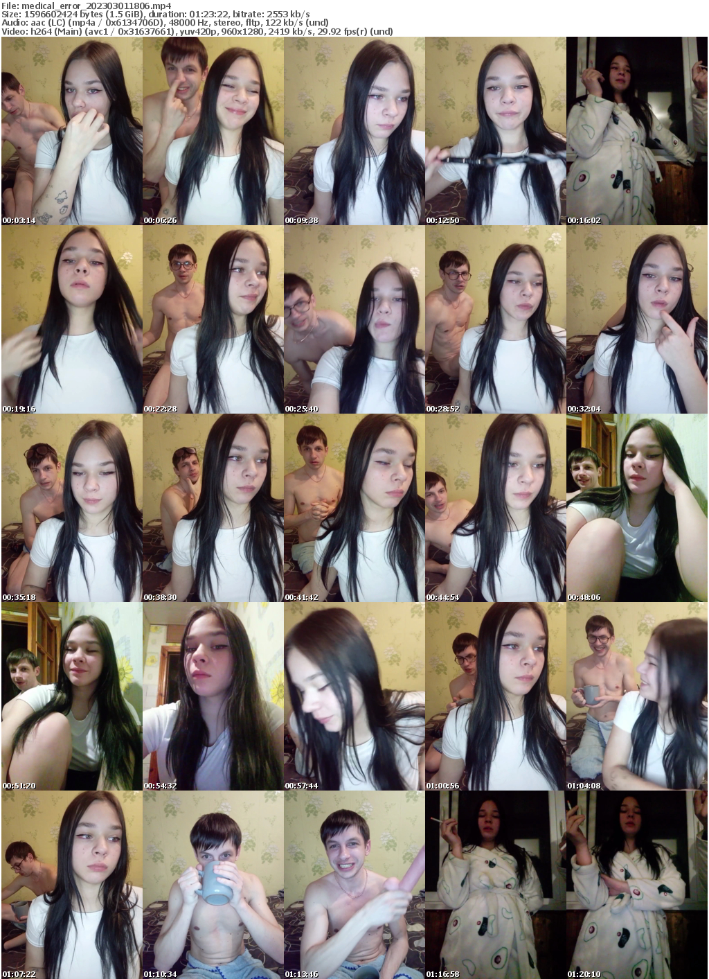 Preview thumb from medical_error on 2023-03-01 @ bongacams