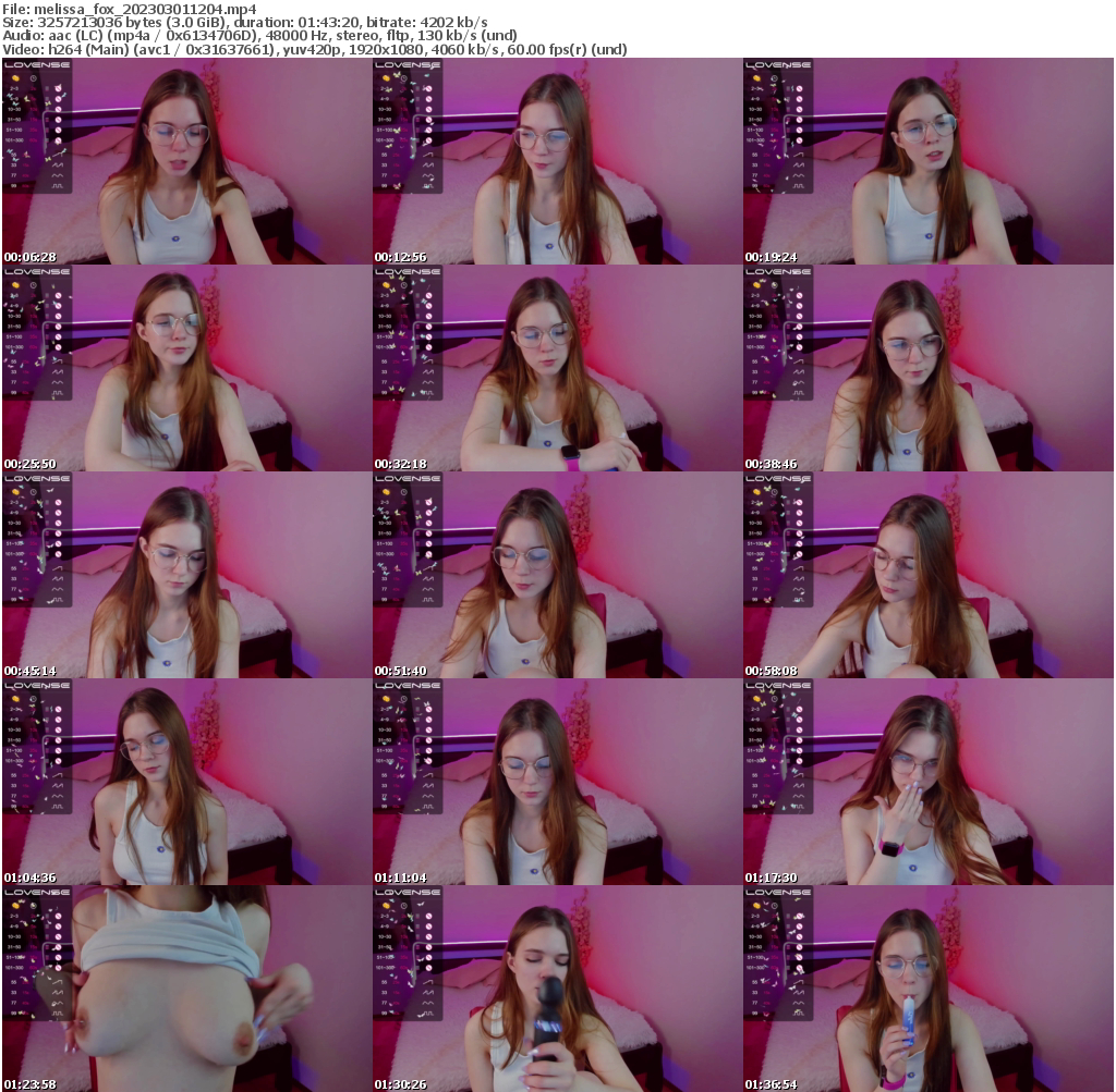 Preview thumb from melissa_fox on 2023-03-01 @ bongacams