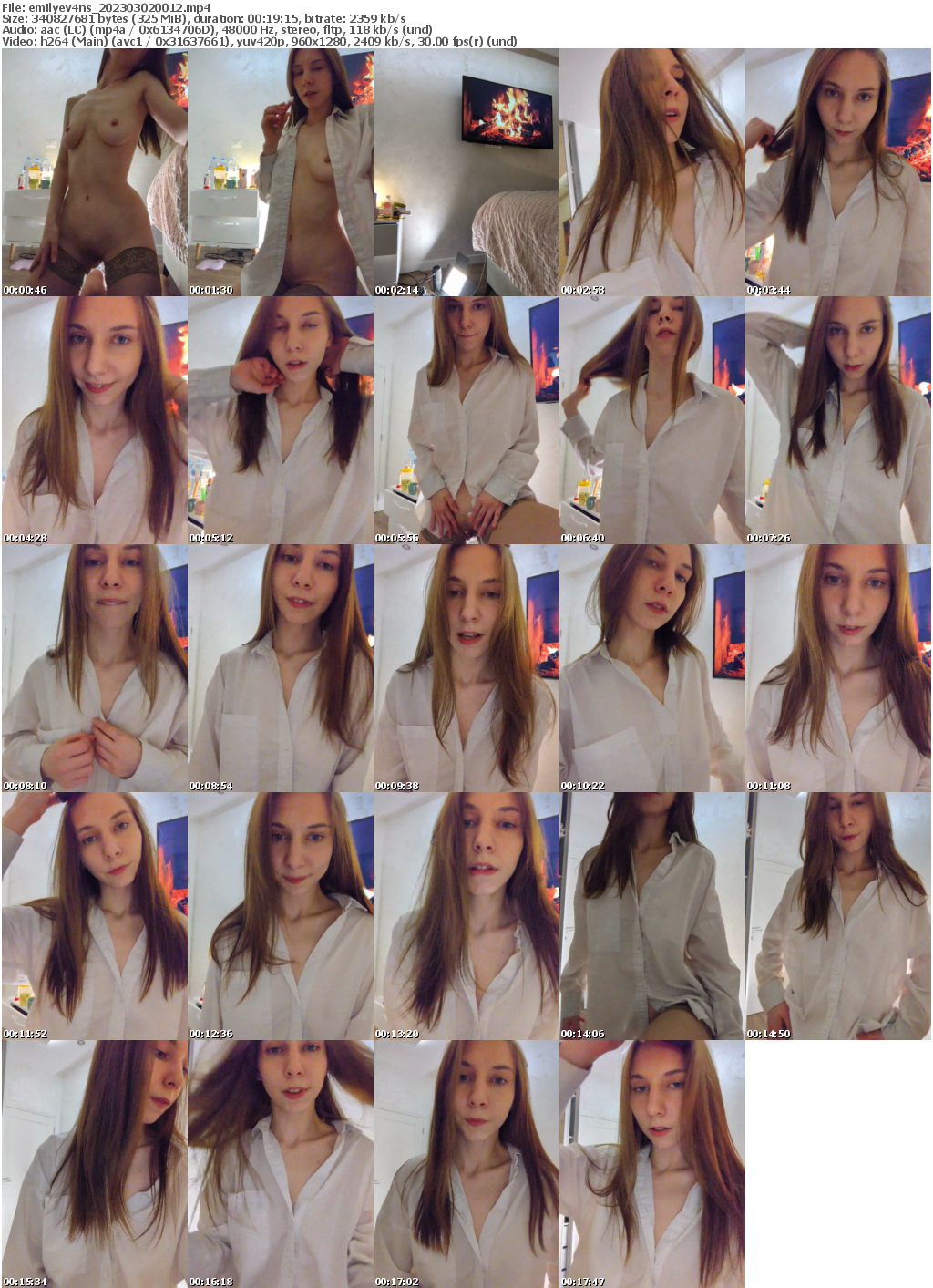 Preview thumb from emilyev4ns on 2023-03-02 @ bongacams