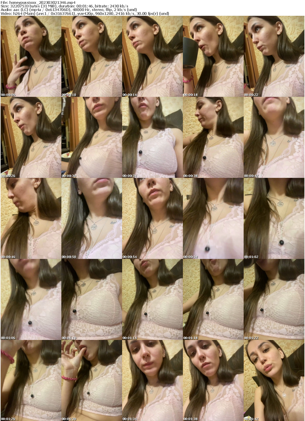 Preview thumb from honeypussixxx on 2023-03-02 @ bongacams