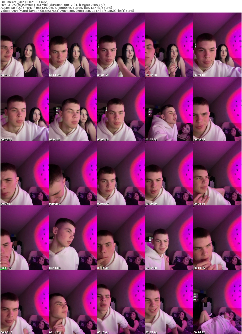 Preview thumb from meara on 2023-03-02 @ bongacams