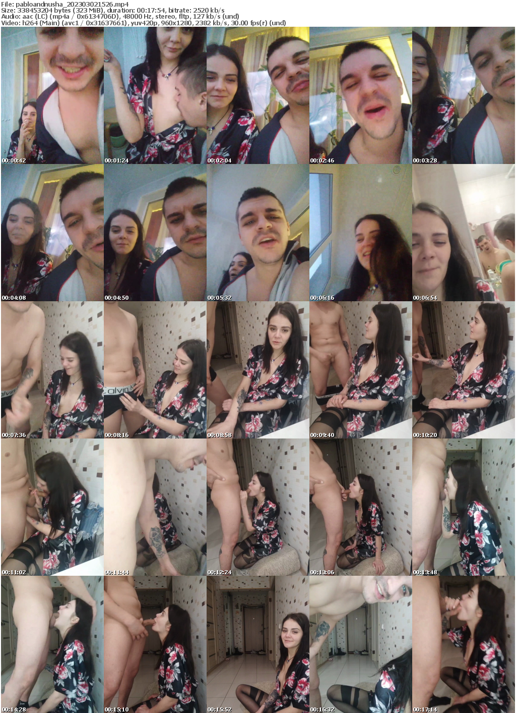 Preview thumb from pabloandnusha on 2023-03-02 @ bongacams