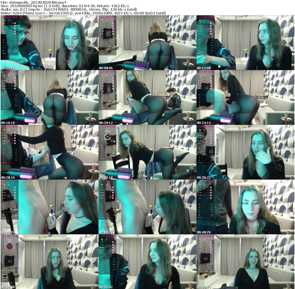 Preview thumb from shrimprolls on 2023-03-02 @ bongacams