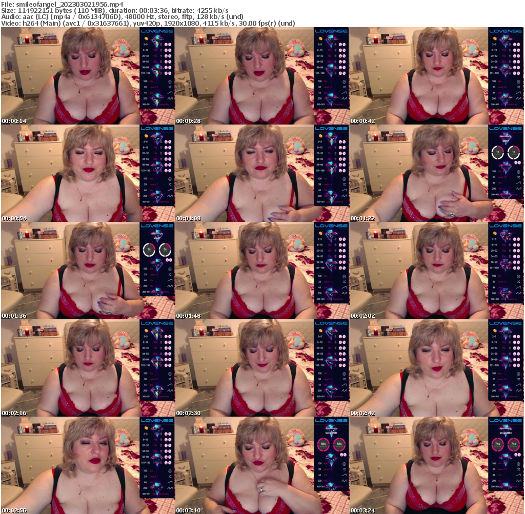 Preview thumb from smileofangel on 2023-03-02 @ bongacams