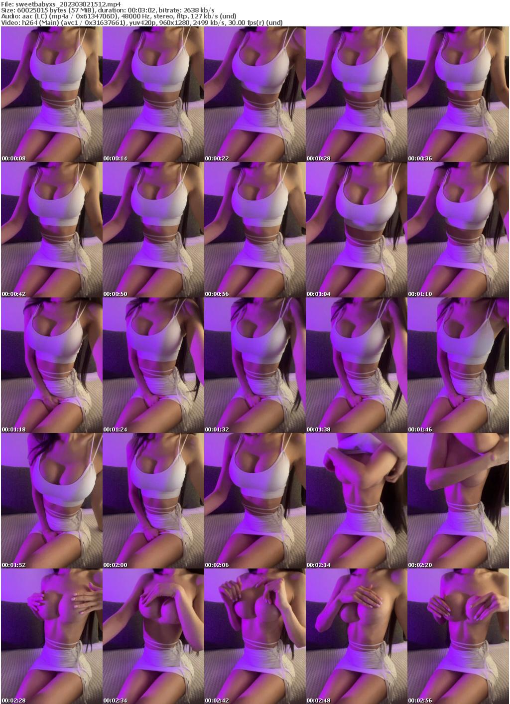 Preview thumb from sweetbabyxs on 2023-03-02 @ bongacams