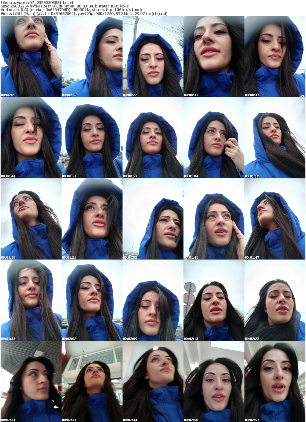 Preview thumb from crazypussy07 on 2023-03-03 @ bongacams