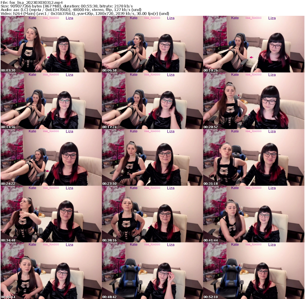 Preview thumb from fox_lisa on 2023-03-03 @ bongacams