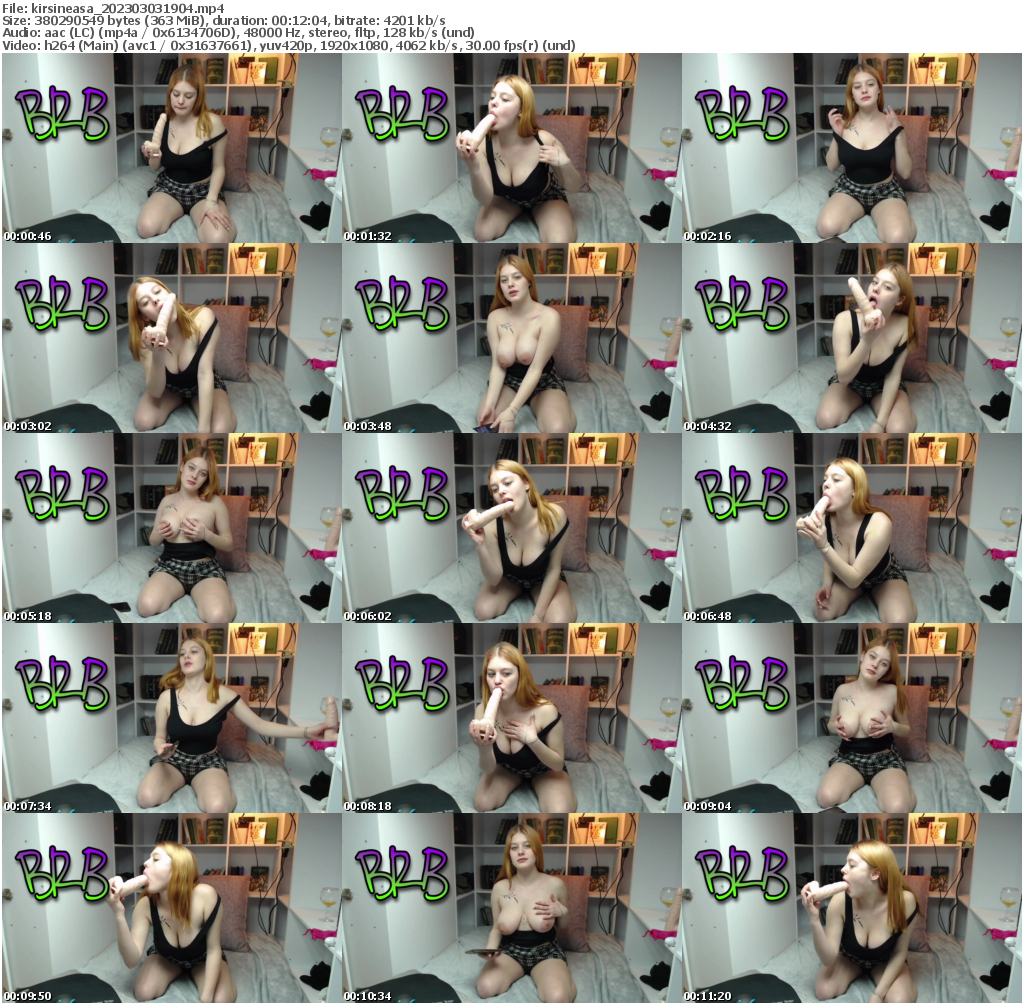 Preview thumb from kirsineasa on 2023-03-03 @ bongacams