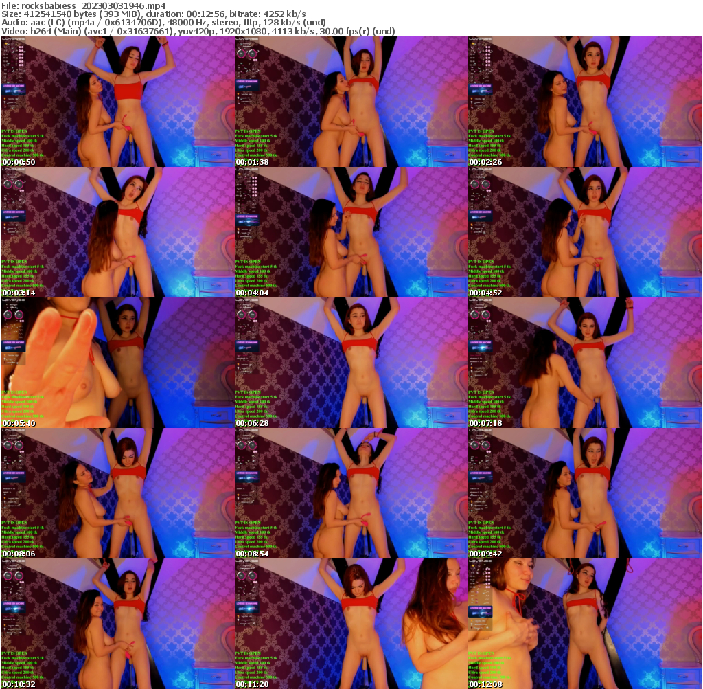 Preview thumb from rocksbabiess on 2023-03-03 @ bongacams