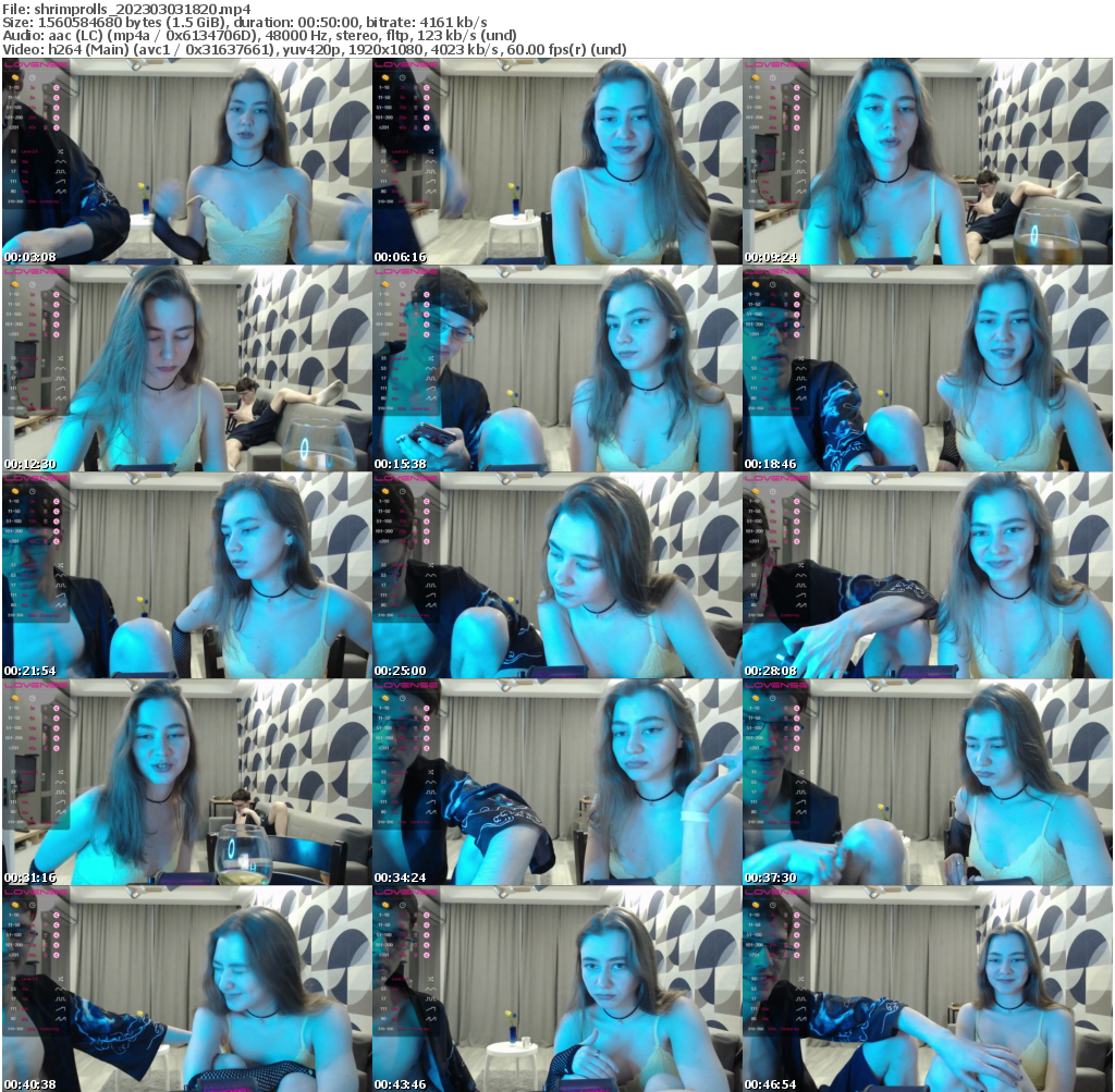 Preview thumb from shrimprolls on 2023-03-03 @ bongacams