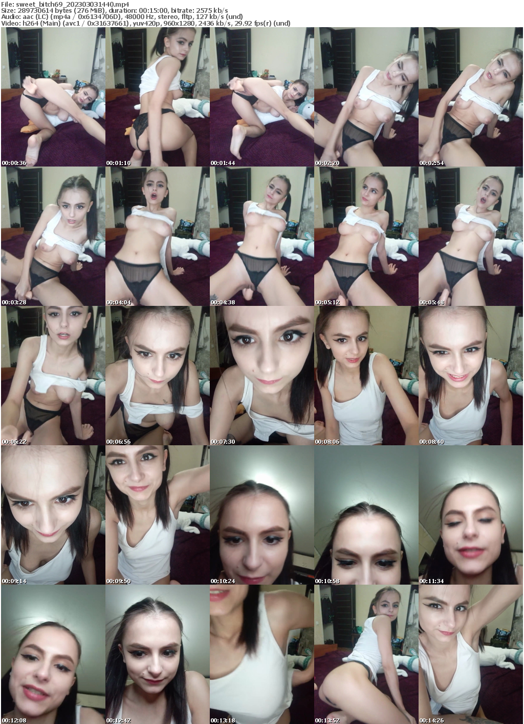 Preview thumb from sweet_bitch69 on 2023-03-03 @ bongacams