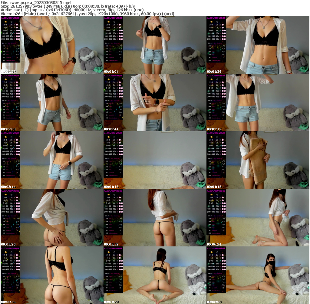 Preview thumb from sweetpupsa on 2023-03-03 @ bongacams