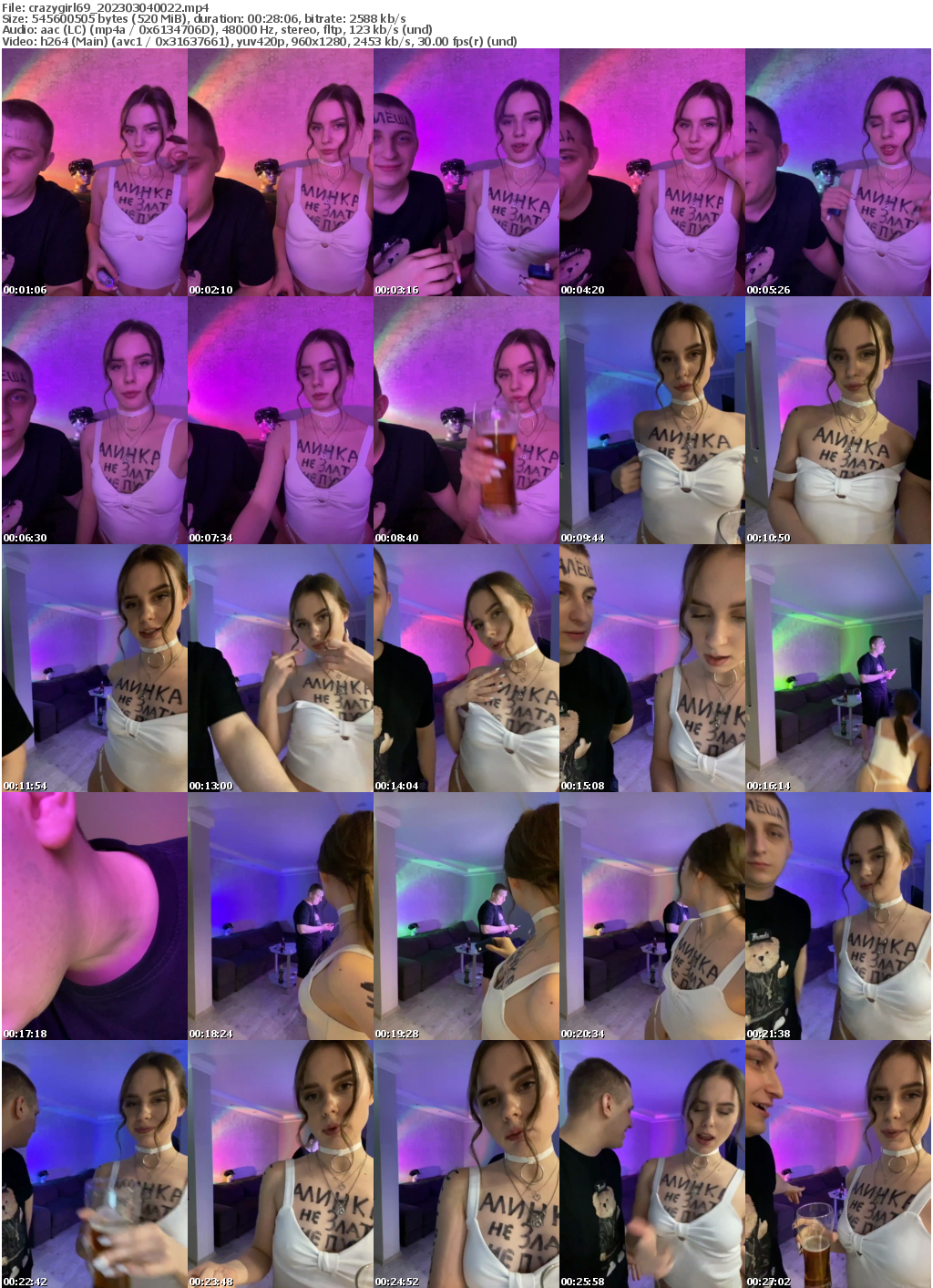 Preview thumb from crazygirl69 on 2023-03-04 @ bongacams