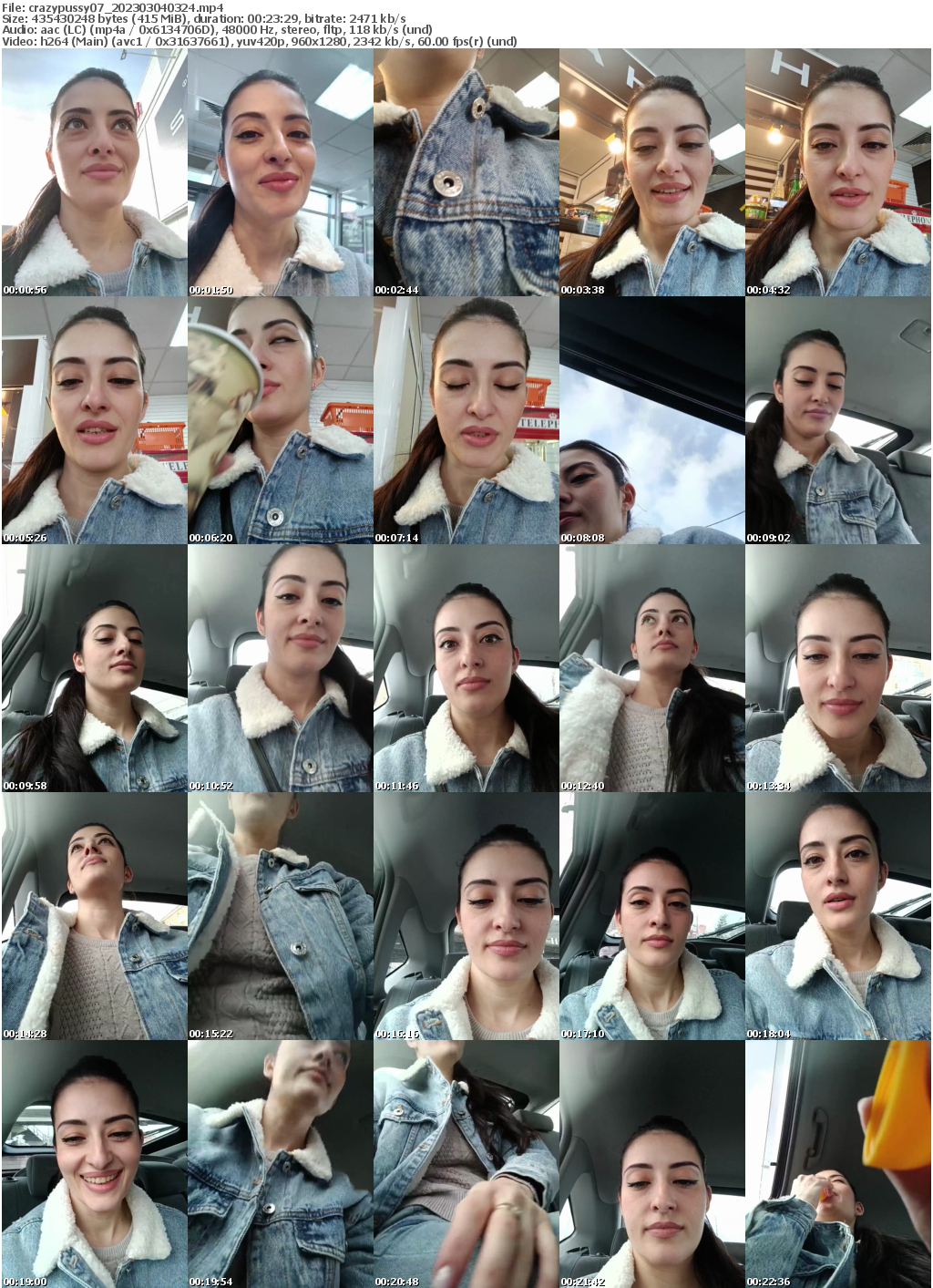 Preview thumb from crazypussy07 on 2023-03-04 @ bongacams