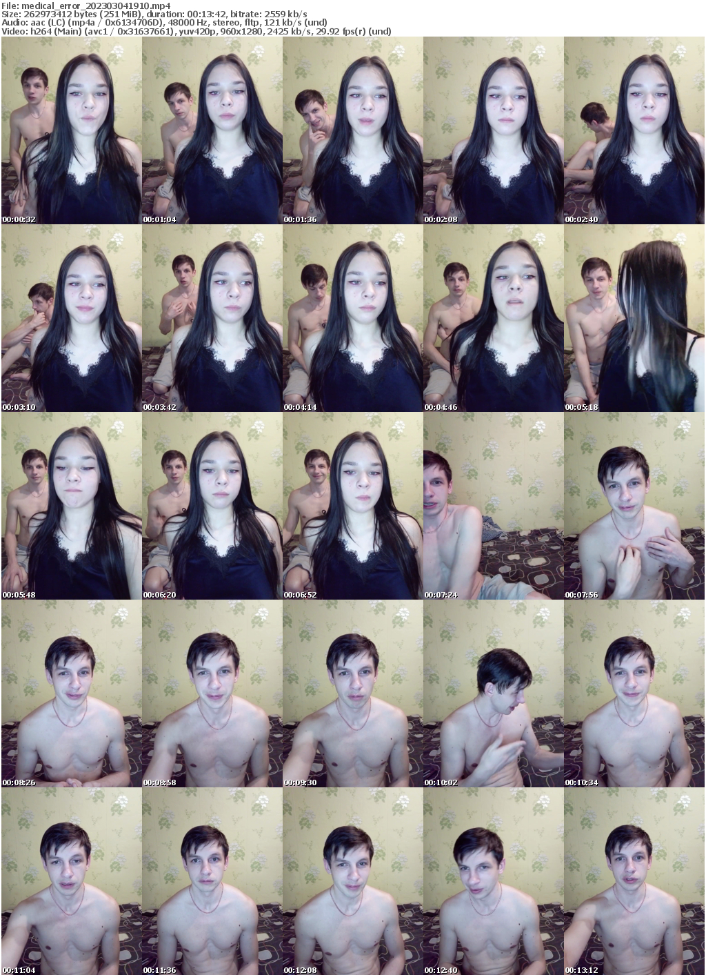 Preview thumb from medical_error on 2023-03-04 @ bongacams