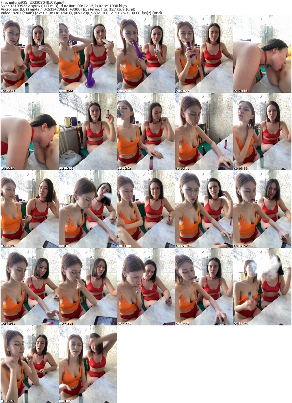 Preview thumb from milena935 on 2023-03-04 @ bongacams