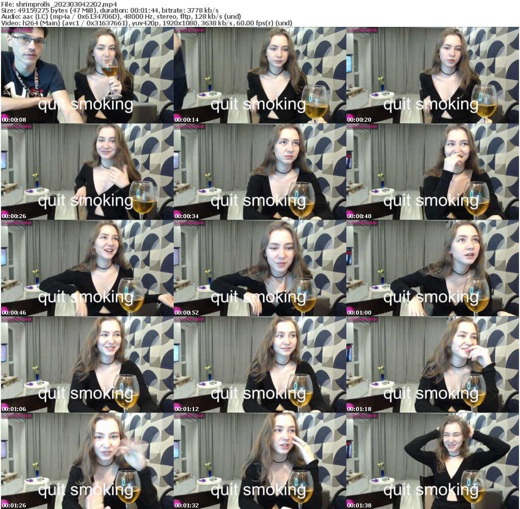 Preview thumb from shrimprolls on 2023-03-04 @ bongacams